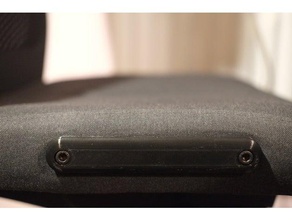 bracciolo copertura montaggio ikea markus sedia di sostituzione parti 3d print model - Mito3D