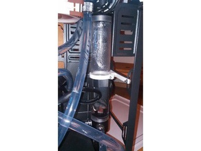 watercooling reservoir holder 50mm electronics 3d print model - Mito3D