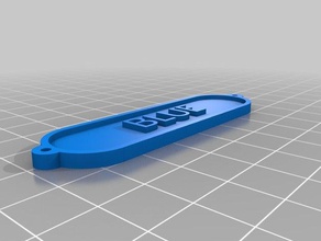 bleu plus petits de l'organisation personnalisé 3d print model - Mito3D