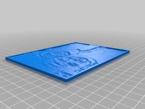 kelsey 2d art personnalisé 3d print model - Mito3D