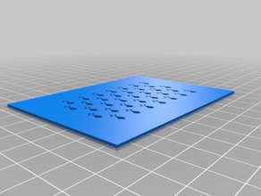 ermellino punti stencil-o-matic art strumenti personalizzato 3d print model - Mito3D
