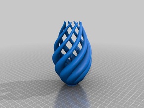 viola magia ala arredamento per la casa spirale vaso 3d print model - Mito3D