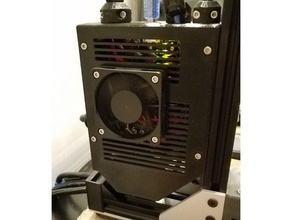 einsy boîte couvre 40mm 60mm fans de supporter les versions 3d l'imprimante pièces rambo prusa i3 ours mise à niveau 3d print model - Mito3D
