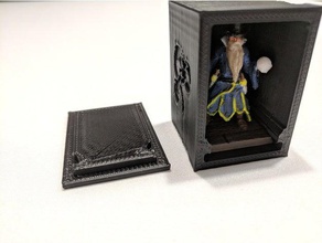 d&d en miniatura de una estatuilla cuadro heroforge modelos juguete juego accesorios caso no molestar dnd 3d print model - Mito3D