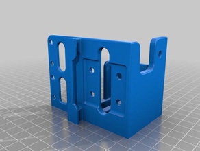 anet a8 printhead bracket 3d printer parts 3d print model - Mito3D