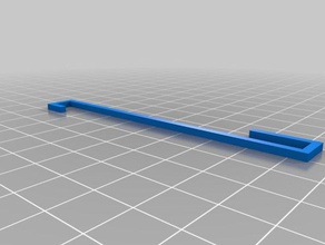pote rack de gancho do agregado familiar suprimentos 3d barra 3d print model - Mito3D