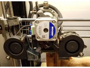 l'ours-bmg fusion dual de conduits ventilation 3d l'imprimante pièces bondtech bmg prusa i3 ours mise à niveau mk3 3d print model - Mito3D