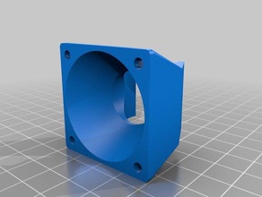 my customized fan duct v11 all metal hot end 40mm 3d printer accessories 3d print model - Mito3D