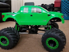wraith monster truck rc vehículos axial coche 3d print model - Mito3D