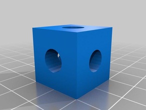 buco del cubo 3d stampa 3d print model - Mito3D