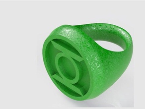 green lantern, l'anneau le costume lantern corps 3d print model - Mito3D