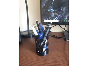 pencil cup containers holder pen 3d print model - Mito3D