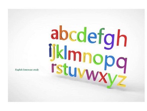 english lowercase study alphabet typographic 2d art card color painting decor decoration design display education englishproject symbols fun funny thing good home hyojung0320 present text textile typography 3d print model - Mito3D