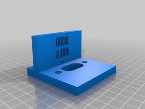 30mm bush guide mortaise jig le bricolage personnalisé 3d print model - Mito3D