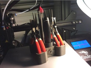 husky tool caddy organization hand tools organizer holder 3d print model - Mito3D