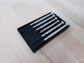 screwdriver holder schraubendreher halterung tool holders boxes 3d print model - Mito3D