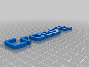 crossfit sinal sinais logotipos personalizado 3d print model - Mito3D