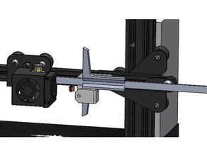 apoyo pied profondeur ender 3 de calibración stepmm 3d la impresión axe creality 3d print model - Mito3D