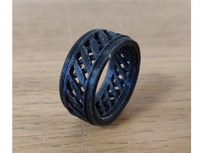 spinner fidget ring without supports jewelry toy 3d print model - Mito3D