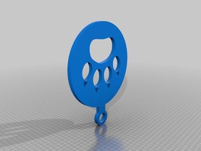 wild animal claw keychain 3d printing 3d print model - Mito3D