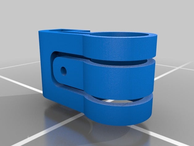 Schein Rohr-Halter sport im freien 3D print model - Mito3D