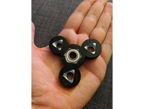 fidget spinner embedded parti del test meccanica giocattoli 3d print model - Mito3D