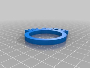 il mio personalizzato tovagliolo anelli di valentin cucina pranzo 3d print model - Mito3D