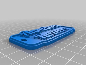 mv ra llaveros personalizado 3d print model - Mito3D