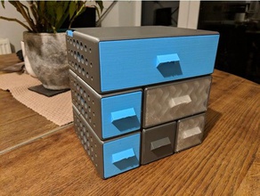 encore plus personnalisable tiroirs de l'organisation customizer un bureau bien rangé paramétrique stockage 3d print model - Mito3D