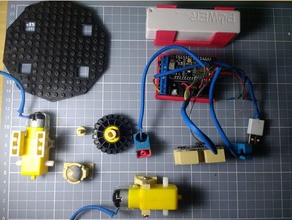 baratino educational robot toy robotics esp8266 lego brick nodemcu 3d print model - Mito3D