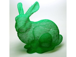 der stanford-bunny-easter egg Skulpturen Osterhase test drucken 3d print model - Mito3D