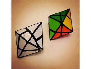 esagonale dipyramid fantasma 2x2 estensioni i puzzle di rubiks cube twisty 3d print model - Mito3D