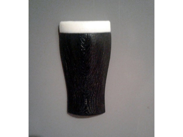 pinta di guinness magnete del frigorifero modello mobili birra l'irlanda irlandese murphy 3D print model - Mito3D