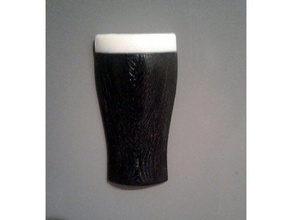 pinte de guinness un aimant réfrigérateur modèle le mobilier la bière en irlande l'irlandais murphy 3d print model - Mito3D