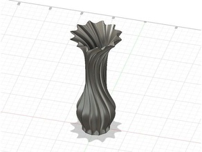 vase v1 3d drucken 3d-drucken 3d-Drucker Blumen-vase spiral 3d print model - Mito3D