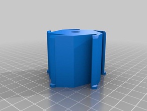 mon personnalisée de 53 mm bobine l'adaptateur 3d l'imprimante pièces 3d print model - Mito3D