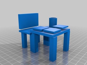 chair teacher desk jc 3d printing 3d print model - Mito3D