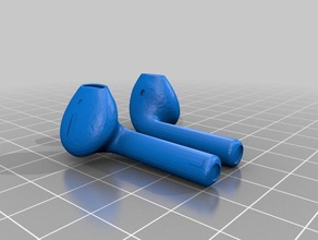fake airpods actual size 3d printing 3d print model - Mito3D