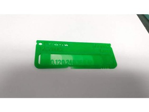 ziro pla vert swatch 3d de l'imprimante accessoires personnalisé 3d print model - Mito3D