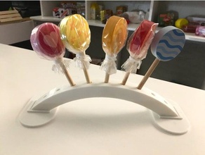 lollylollipop holder kids shopgrocery hobby 3d print model - Mito3D