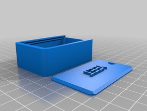 caixa diz que yeet recipientes personalizado 3d print model - Mito3D