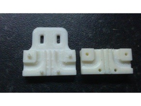 strain relief bracket mk2b heater pcb 12v 24v 3d printer accessories heated bed 3d print model - Mito3D