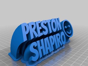 preston shapiro office personalizado 3d print model - Mito3D