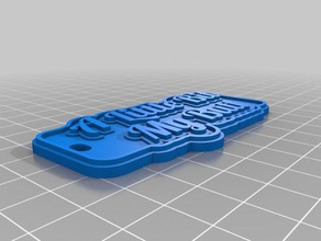little bit keychain keychains customized 3d print model - Mito3D