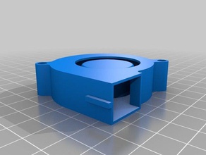 radial fan 5015 dummy 3d printer parts model 3d print model - Mito3D