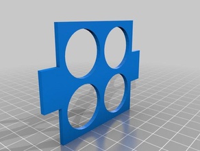 statik çim şablon diy arazi wargame 3d print model - Mito3D