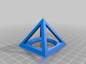 pyramide precisão de impressão teste 3d testes 28mm 3d print model - Mito3D