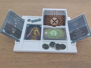gloomhaven Spieler dashboard minimalistischen edition - Spielzeug Spiel Zubehör 3d print model - Mito3D
