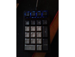 numpad - Elektronik arduino pro micro cherry mx kailh Tastatur mechanische 3d print model - Mito3D