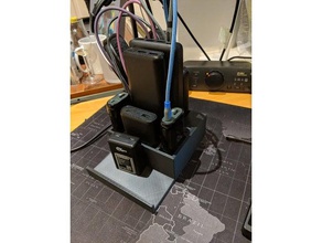 charging station anker rav power banks tool holders boxes 3d print model - Mito3D